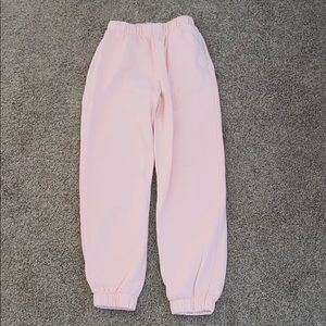 Brandy Melville Pink Rosa Sweatpants